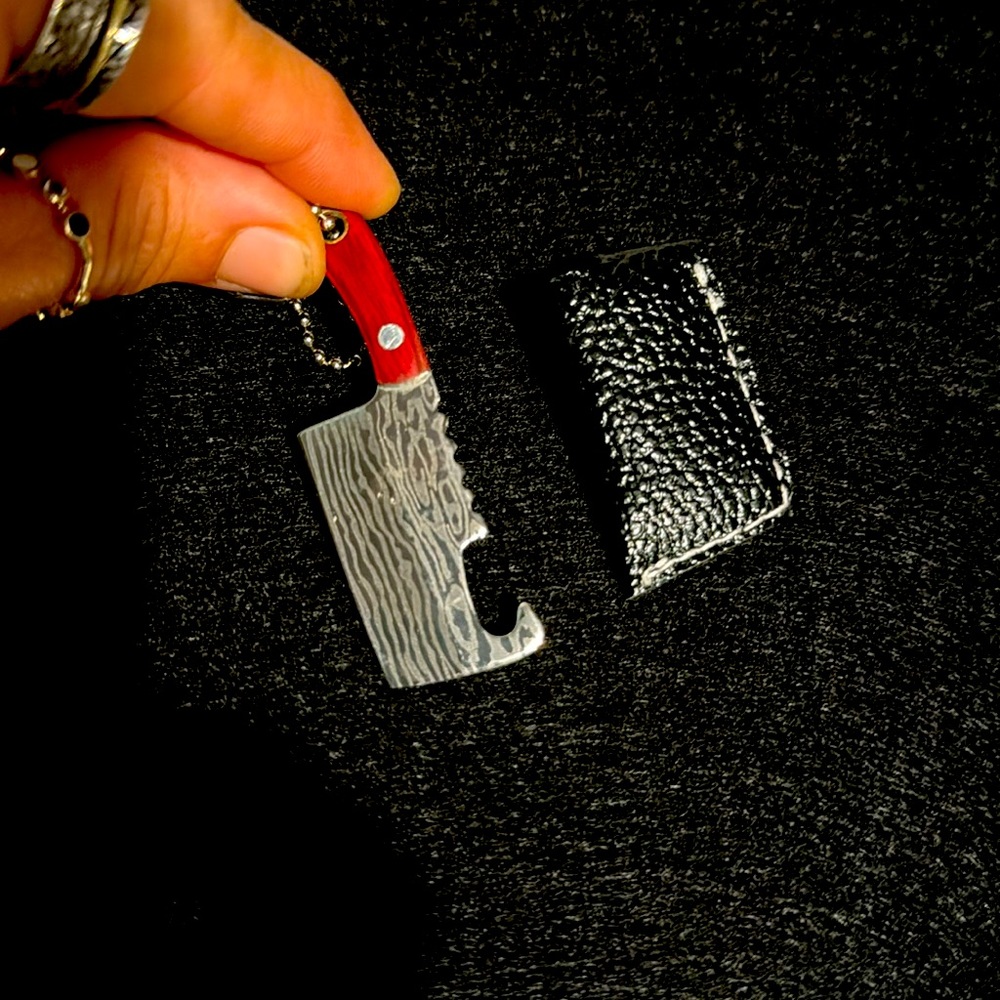 Miniature Butcher key chain